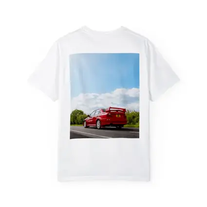 Mitsubishi Lancer Evolution Red Road Drive