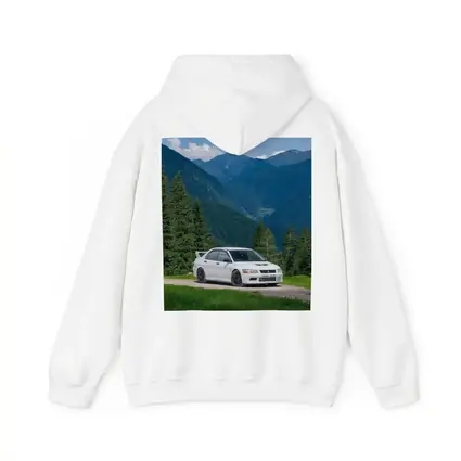 Mitsubishi Lancer Evolution White Mountain Road