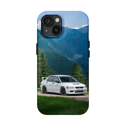 Mitsubishi Lancer Evolution White Mountain Road