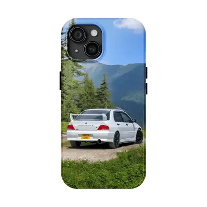 Mitsubishi Lancer Evolution White Mountain Road