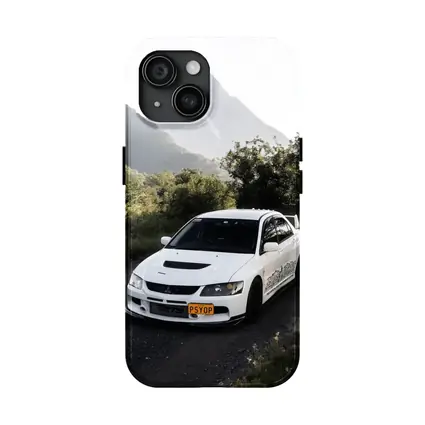 Mitsubishi Lancer Evolution White Mountain Road