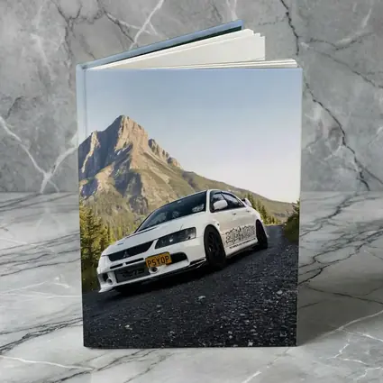 Mitsubishi Lancer Evolution White Mountain Road