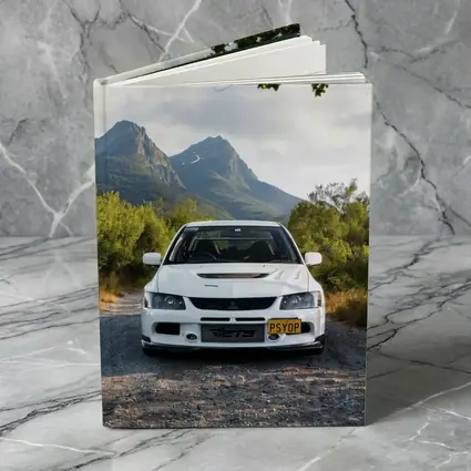 Mitsubishi Lancer Evolution White Mountain Road
