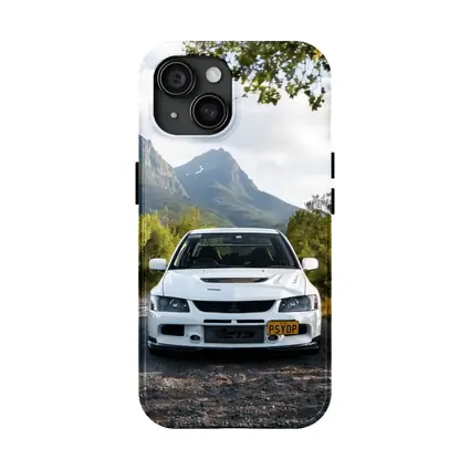 Mitsubishi Lancer Evolution White Mountain Road