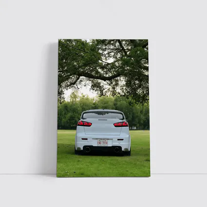 Mitsubishi Lancer White Rear Park Setting