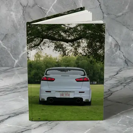 Mitsubishi Lancer White Rear Park Setting