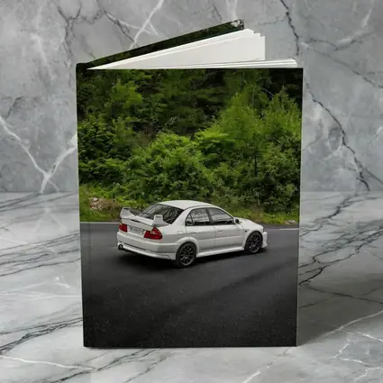 Mitsubishi Lancer Evolution White Mountain Road