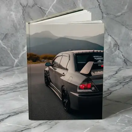 Mitsubishi Lancer Evo Mountain Road Dusk