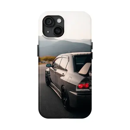 Mitsubishi Lancer Evo Mountain Road Dusk