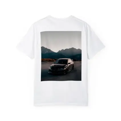 Mitsubishi Lancer Evo Black Mountain Backdrop
