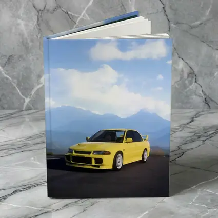 Mitsubishi Lancer Evolution Yellow Mountain Road
