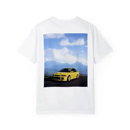 Mitsubishi Lancer Evolution Yellow Mountain Road