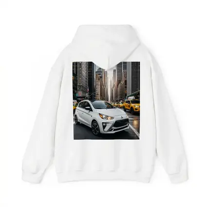 Mitsubishi Mirage White Car New York City
