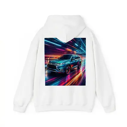 Mitsubishi Outlander Neon City Night Drive