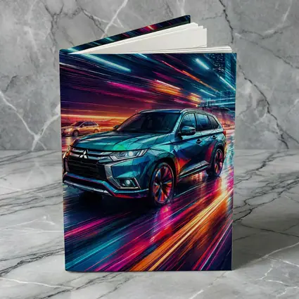 Mitsubishi Outlander Neon City Night Drive