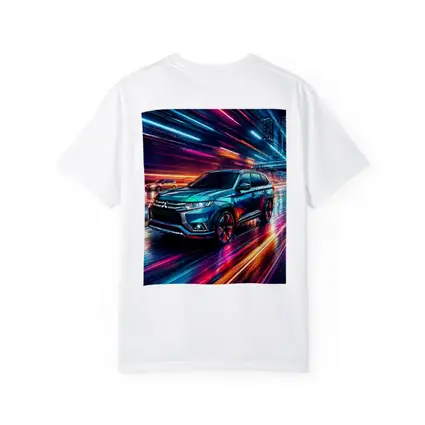 Mitsubishi Outlander Neon City Night Drive