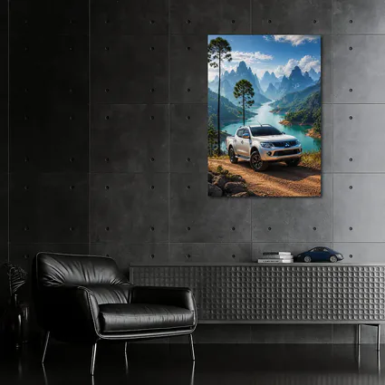 Mitsubishi L200 Triton Mountain River Landscape
