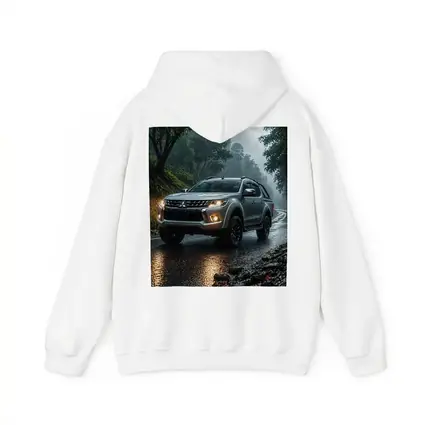 Mitsubishi L200 Triton Rainy Forest Road