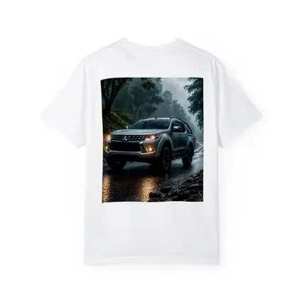 Mitsubishi L200 Triton Rainy Forest Road