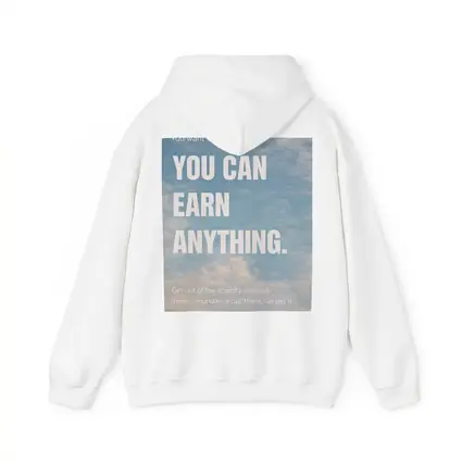 You Can Earn Anything Sky Motivational Quote