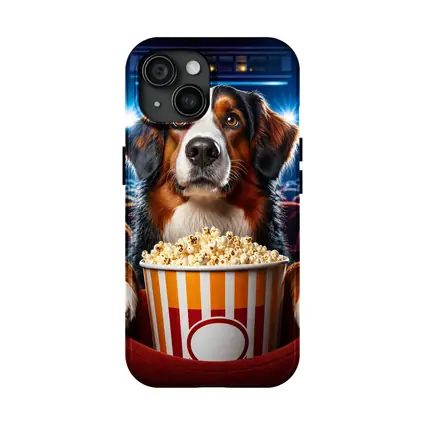 Bernese Mountain Dog Cinema Popcorn Night