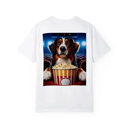 Bernese Mountain Dog Cinema Popcorn Night