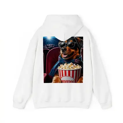 Rottweiler Dog Cinema Popcorn Sunglasses Fun