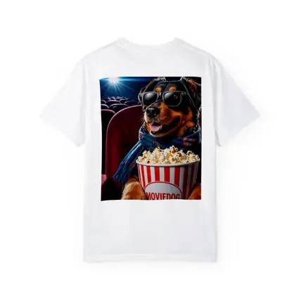 Rottweiler Dog Cinema Popcorn Sunglasses Fun