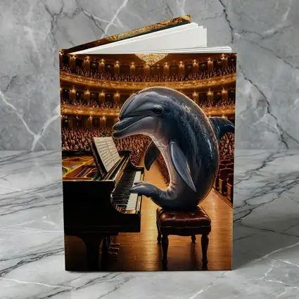 Dolphin Playing Piano Grand Concert Hall
