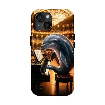 Dolphin Playing Piano Grand Concert Hall