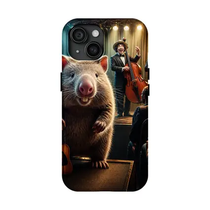 Wombat Playing Guitar at Jazz Club