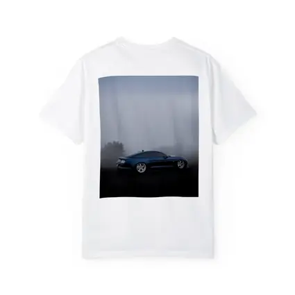 Ford Mustang GT Blue Foggy Dark Scene