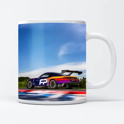 Ford Mustang GT3 Racing on Track