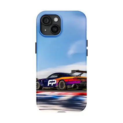 Ford Mustang GT3 Racing on Track