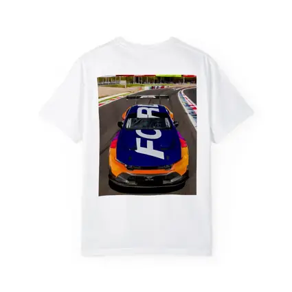 Ford Mustang GT3 Race Car On Track