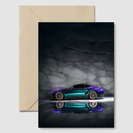 Ford Mustang RTR Purple Teal Studio