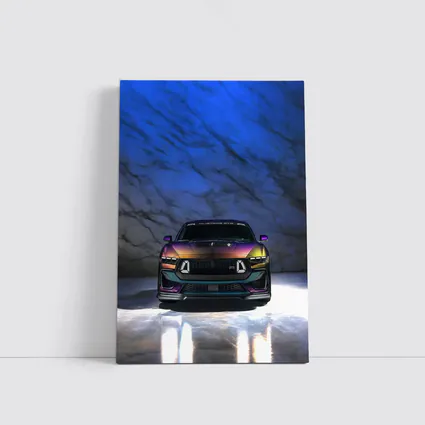 Ford Mustang RTR Multicolor Front Marble Background