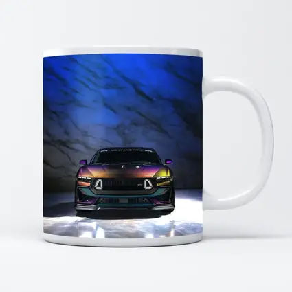 Ford Mustang RTR Multicolor Front Marble Background