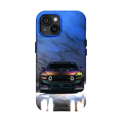 Ford Mustang RTR Multicolor Front Marble Background