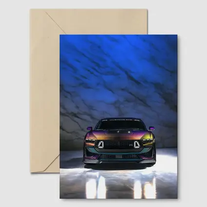 Ford Mustang RTR Multicolor Front Marble Background
