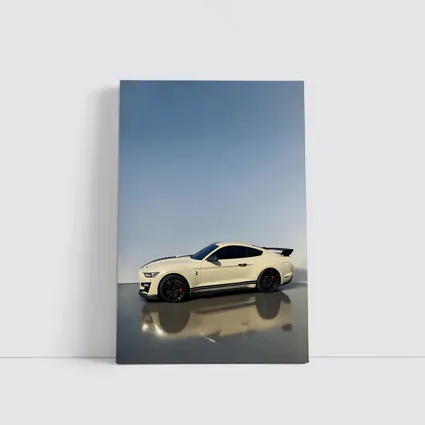 Ford Mustang Shelby GT500 White Studio
