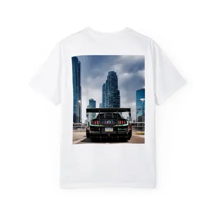 Ford Mustang Wide Body City Skyline