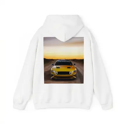 Ford Mustang Golden Sunset Dirt Road