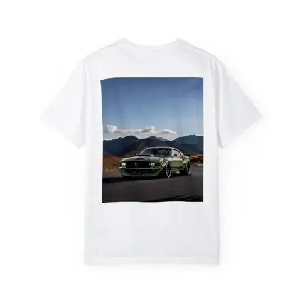 Ford Mustang Green Classic Mountain Road