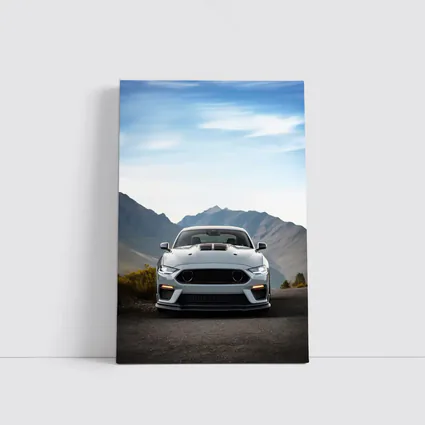 Ford Mustang Mach Gray Mountain Road