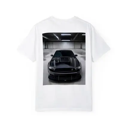 Ford Mustang Black Muscle Car Parking Garage