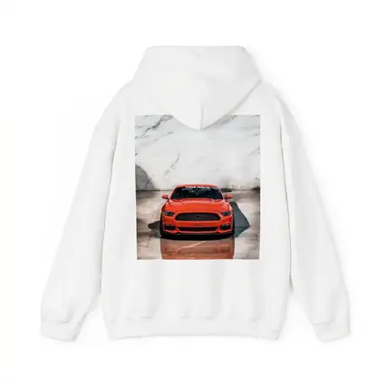 Ford Mustang Orange Front View Marble