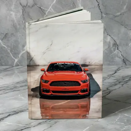 Ford Mustang Orange Front View Marble