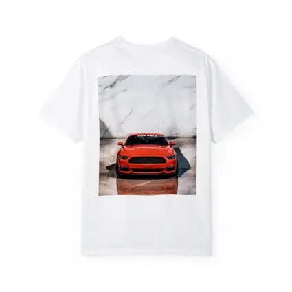 Ford Mustang Orange Front View Marble
