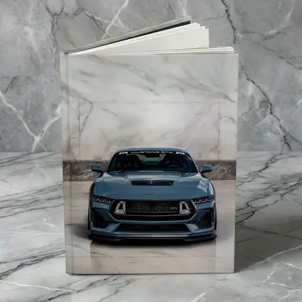 Ford Mustang RTR Front View Marble Background